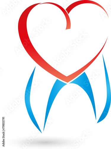 Zahn, tooth, Logo, Zahnarzt, Herz