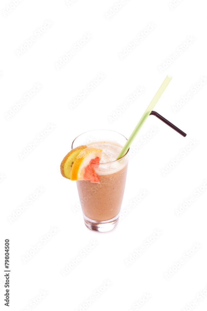 set of cocktails soft drinks ind front of white background set of cocktails soft drinks ind front of white background