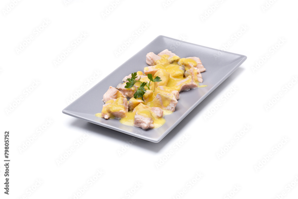 salmon dice