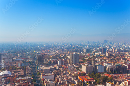Mexico capital city from Torre Latinoamericana