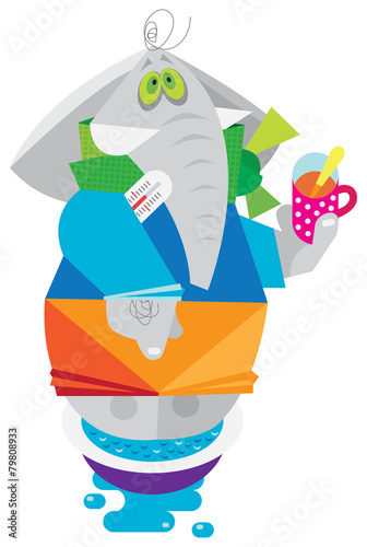 elephant ill