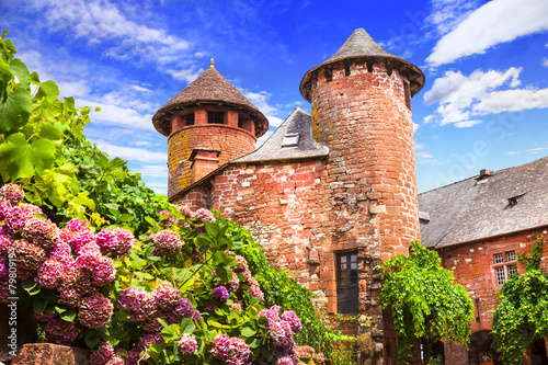 Collonges-la-Rouge - beautiful red village in France (Corezze) photo