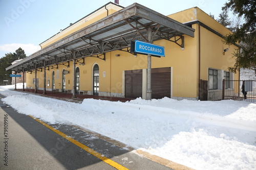 Roccaraso railway station photo