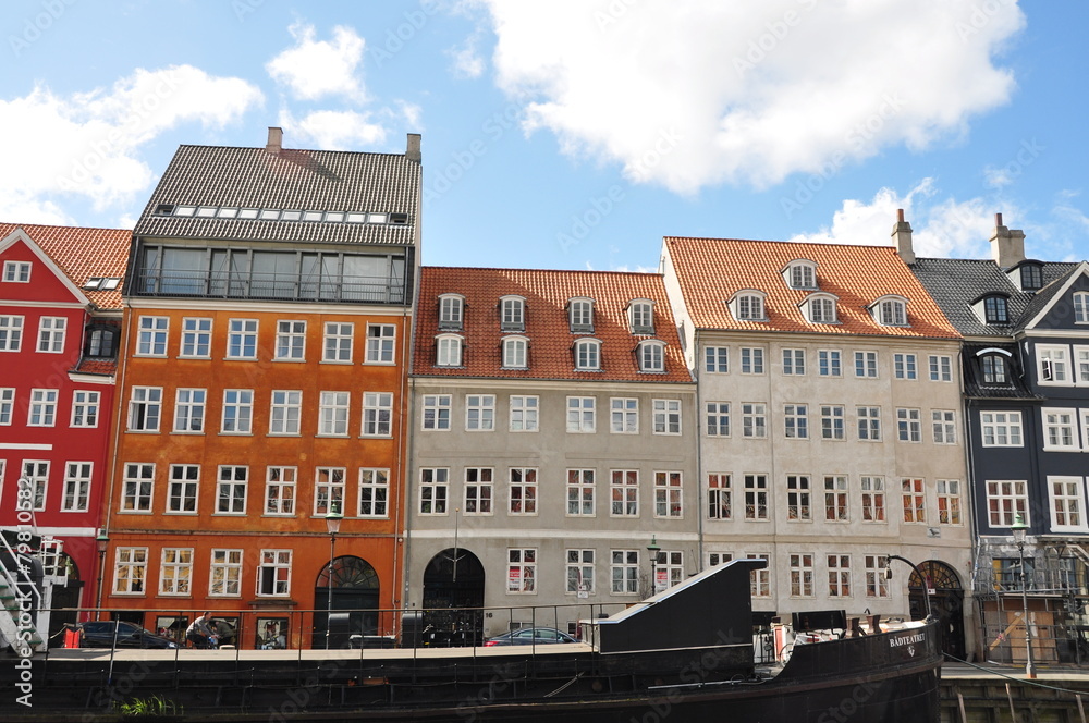Edificios característicos de Copenhague, Dinamarca