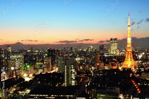 Tokyo tower night view © hit1912