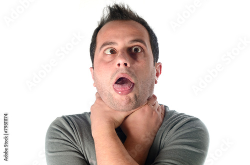 Obraz na plátně strangle himself