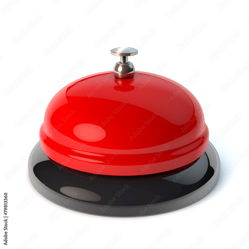 Klassische Rezeptionsklingel, Buzzer Färbung