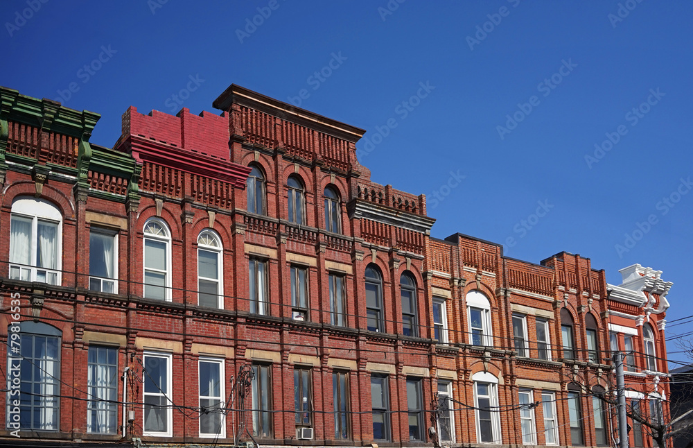 well preserved Victorian apartment building