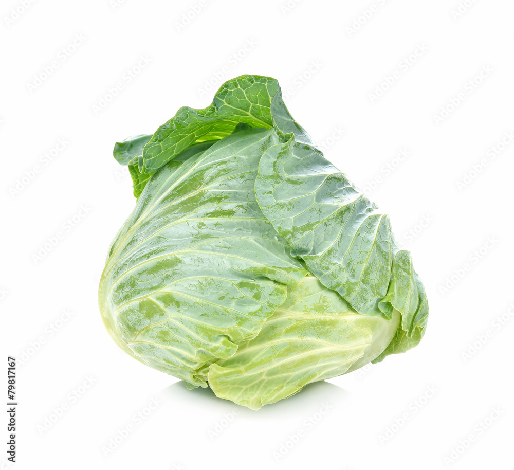Fototapeta premium Cauliflower heart isolated with white on background