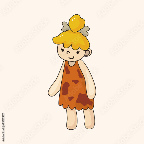 caveman theme elements