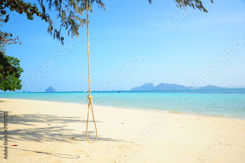 Summer Beach on Paradise Island © karinkamon