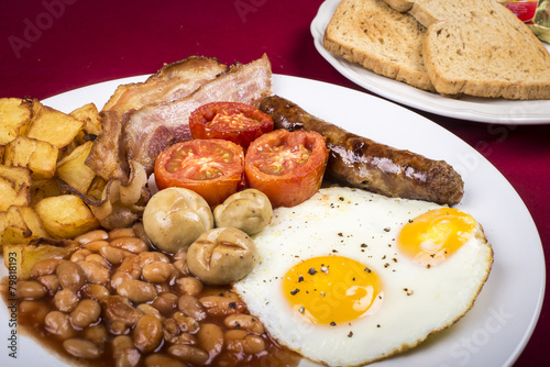 cooked English Breakfast