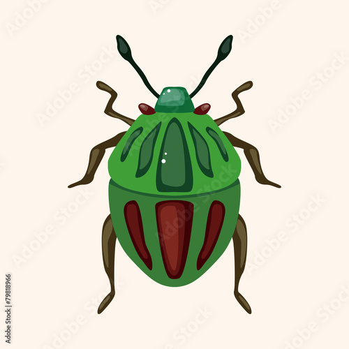 bug cartoon elements