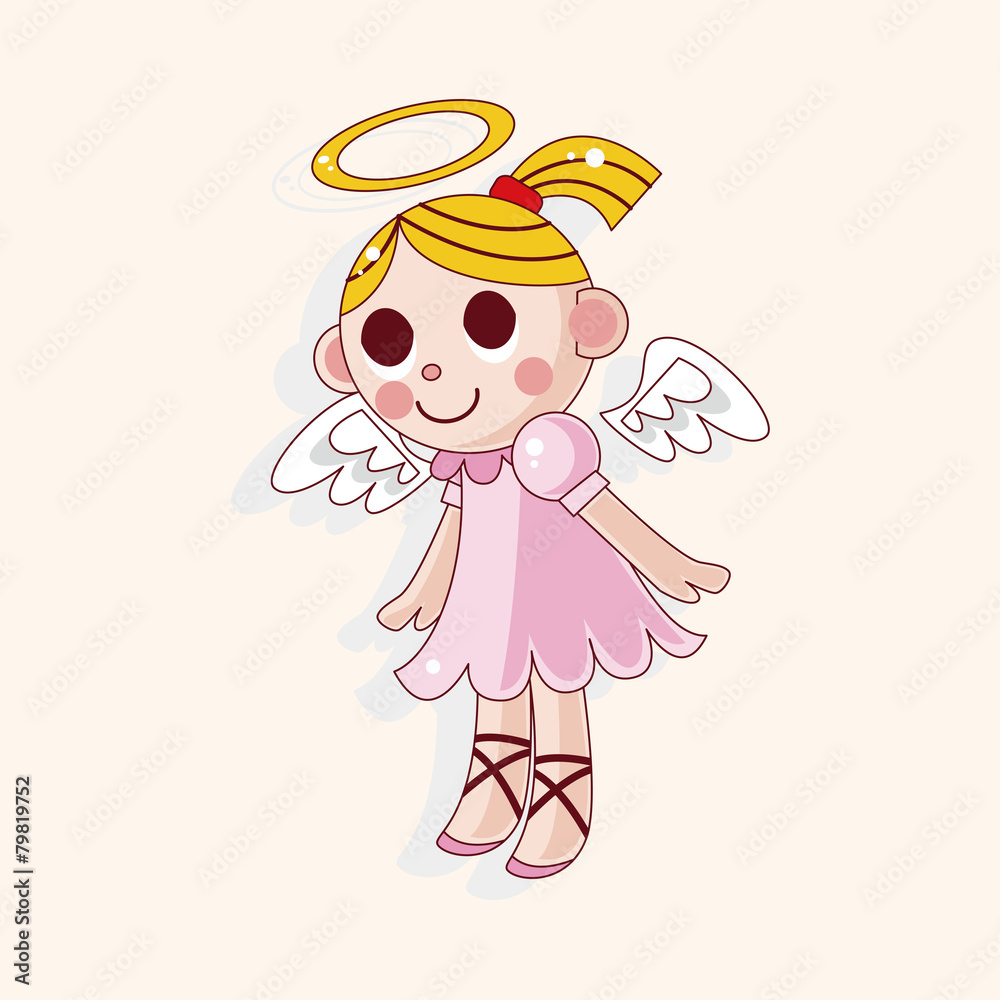 Fototapeta premium angel theme elements