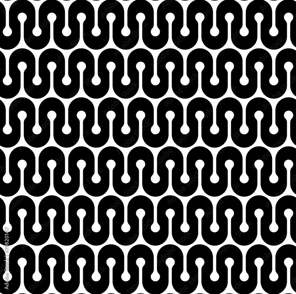 Black and white geometric seamless pattern, abstract background. Black and white geometric seamless pattern, abstract background.