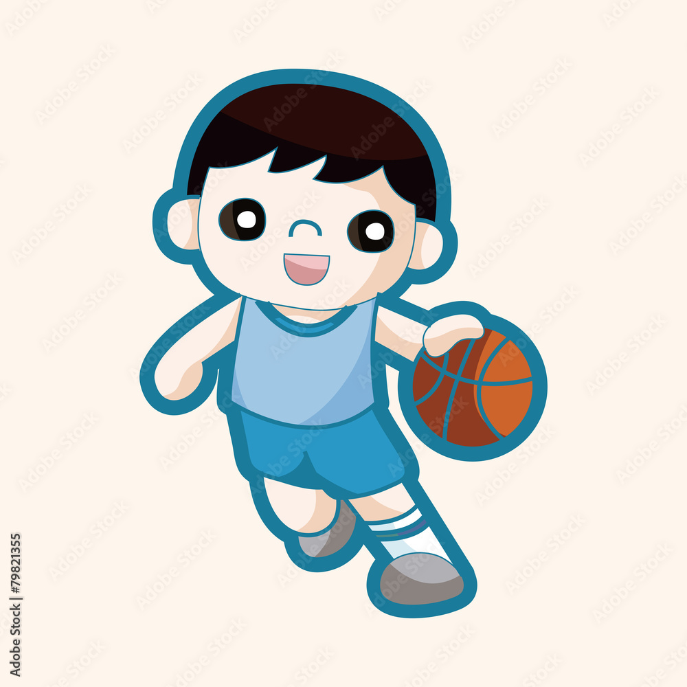 basketball player theme elements basketball player theme elements