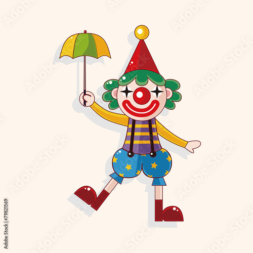 clowns theme elements
