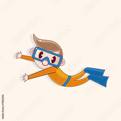 diver theme elements
