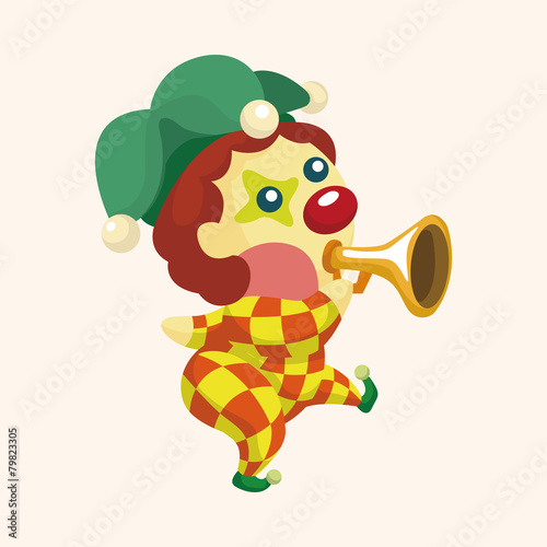 clowns theme elements