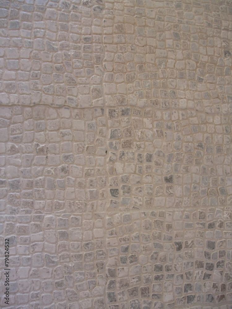 Obraz premium Small irregular squared floor tiles