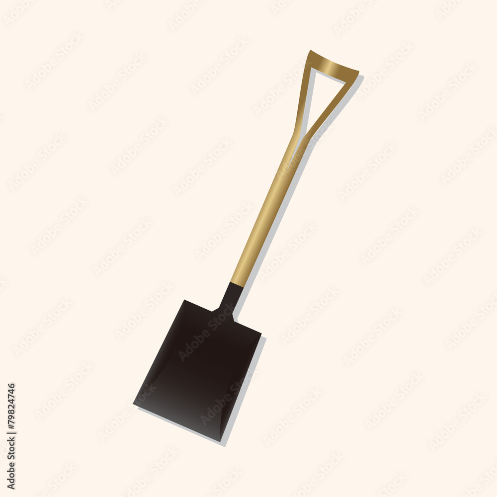 gardening shovel theme elements gardening shovel theme elements
