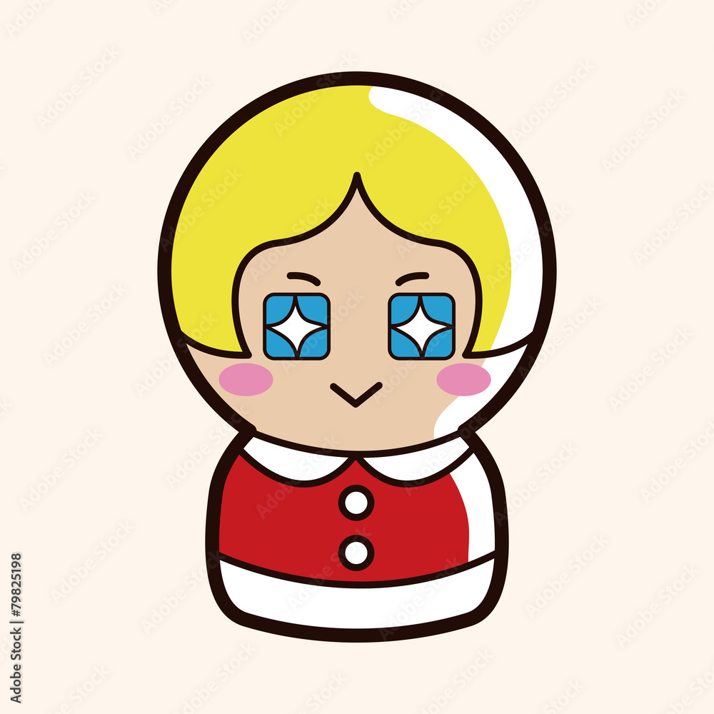 person character santa claus theme elements person character santa claus theme elements