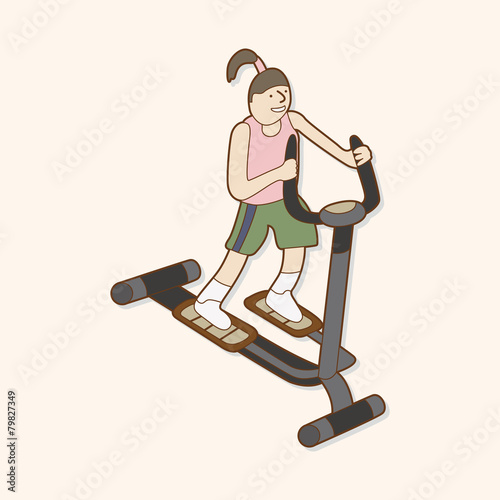 fitness trainer theme elements
