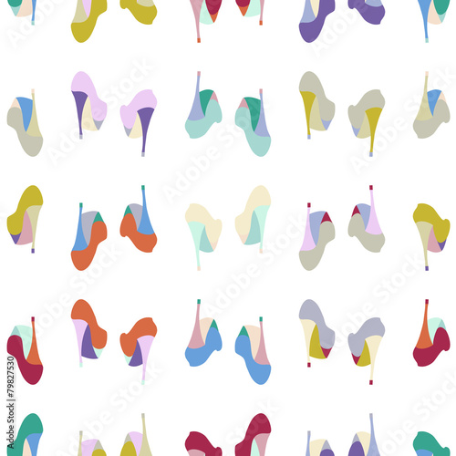 colorful stilettos.
