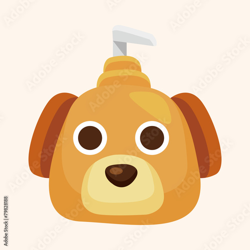 Pet shampoo theme elements