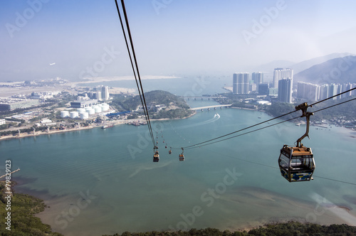 昂坪３６０ケーブルカー