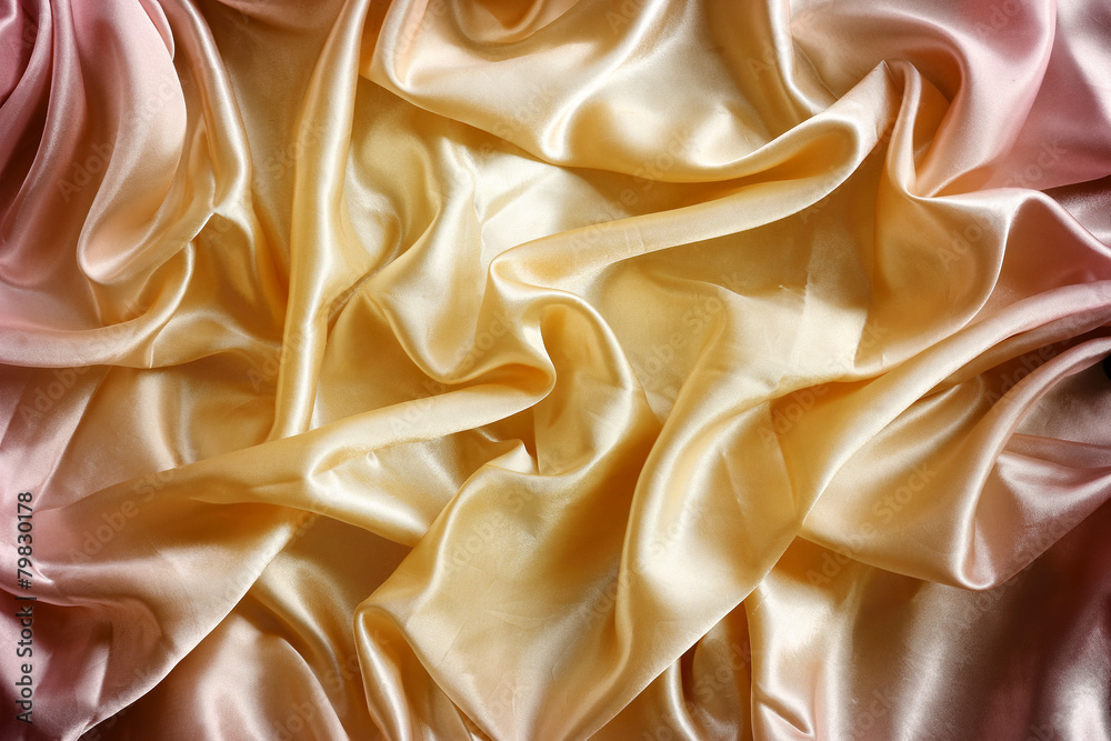 Gold and violet fabric silk for background Gold and violet fabric silk for background