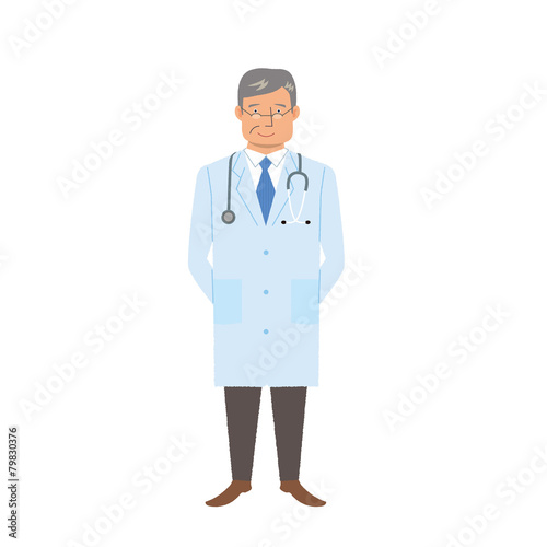 医者　内科医　イラスト
