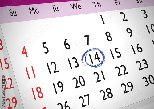 Marked date