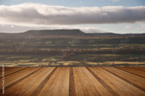 View of Pen-y-Ghent in York...