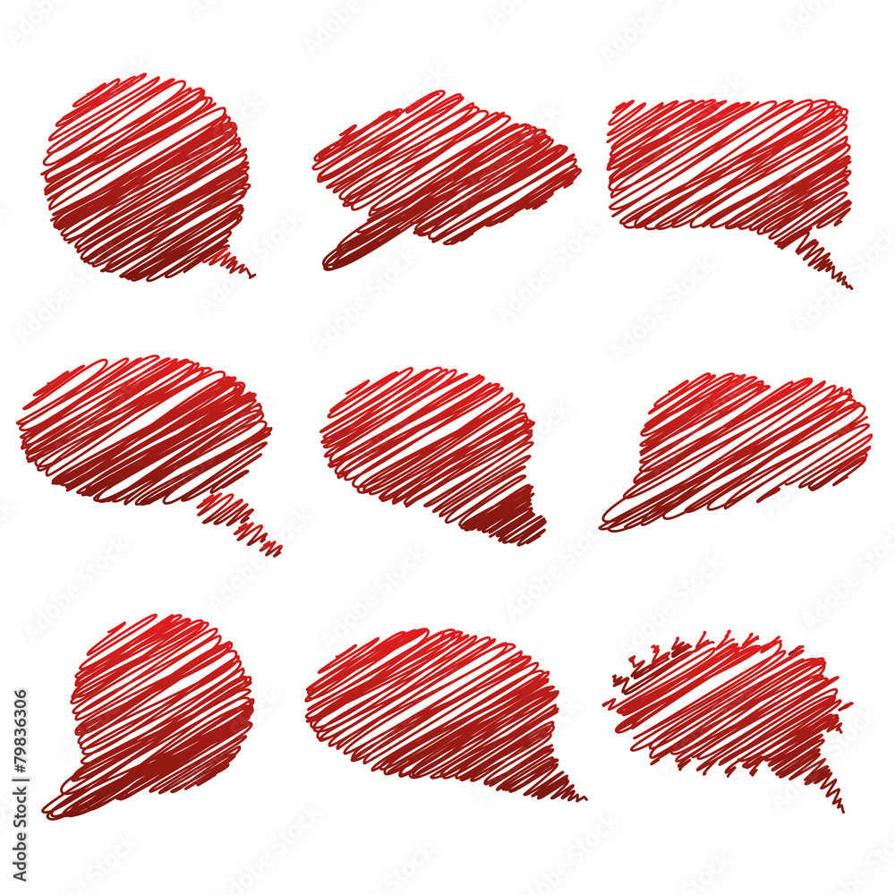 handwriting communication bubbles handwriting communication bubbles