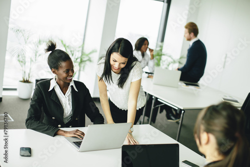 Young women in the office