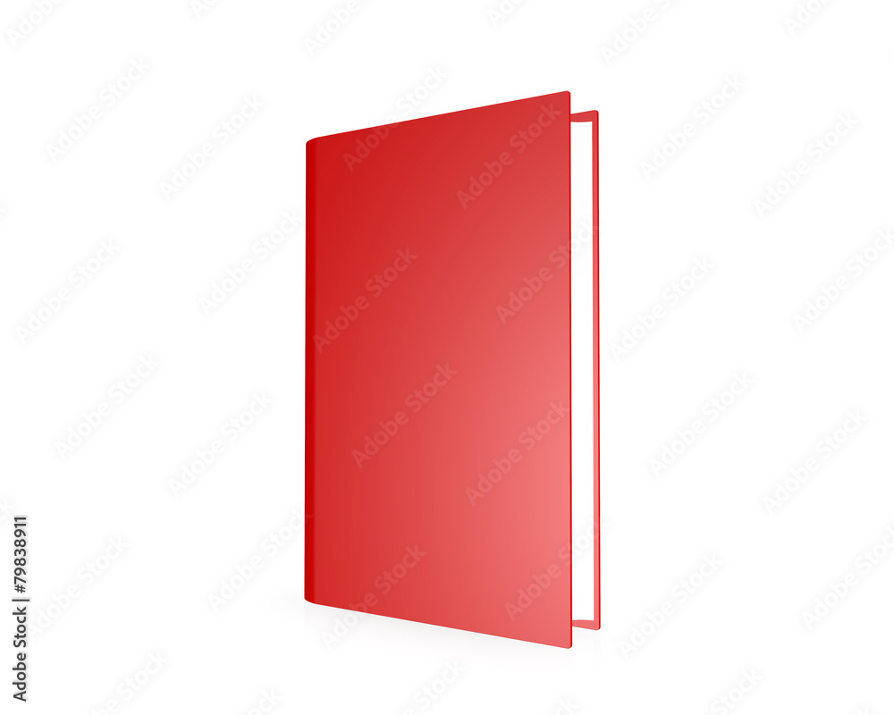 red book , isolated on a white background red book , isolated on a white background