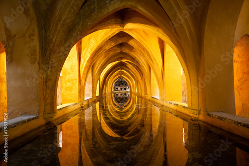 Baths of Dona Maria de Padilla. Royal Alcazar. Seville, Spain