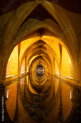 Baths of Dona Maria de Padilla. Royal Alcazar. Seville  Spain