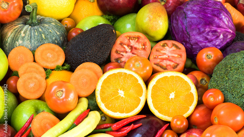 Fototapeta Naklejka Na Ścianę i Meble -  Fruits and vegetables organics