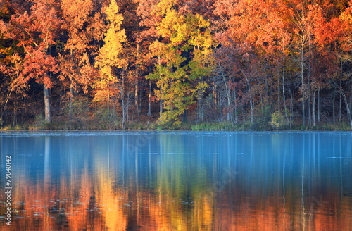 Vászonkép autumn reflections