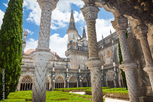 Royal cloister of Batalha monastery, Portugal