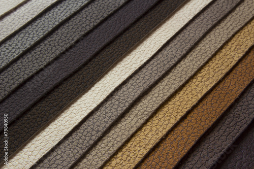 Obraz na płótnie Fabric samples w salonie