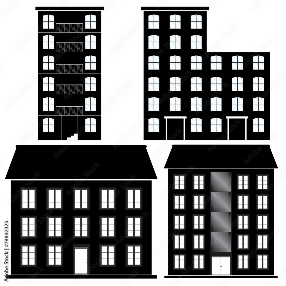 Buildings Silhouettes Buildings Silhouettes
