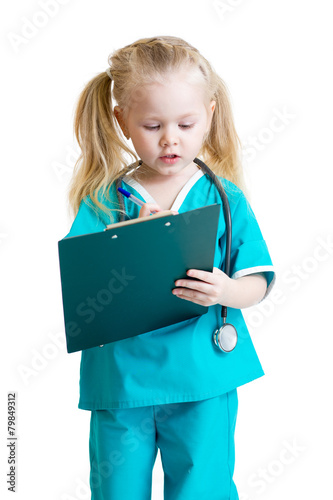 Adorable child uniformed as...