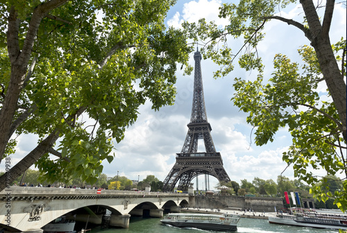Eiffel tower and Jena bridge, Paris, France © Fulcanelli