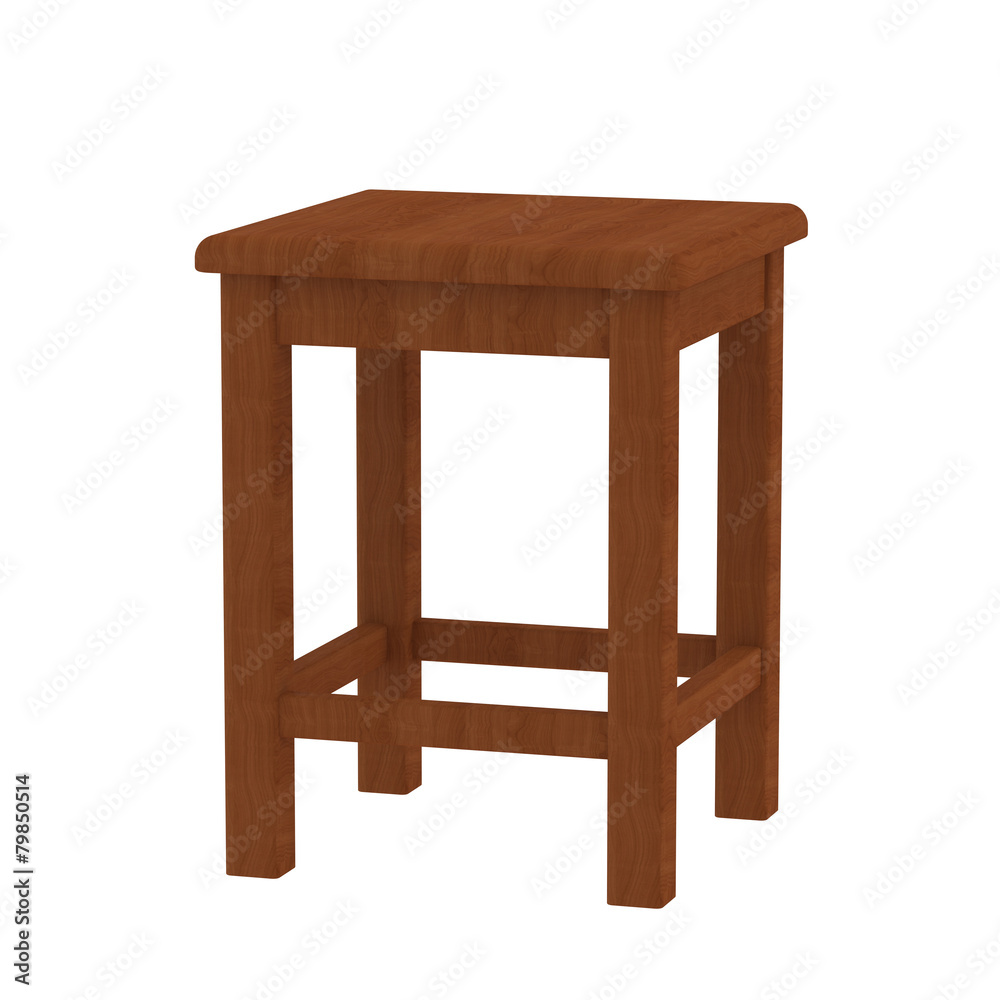 Old stool wooden