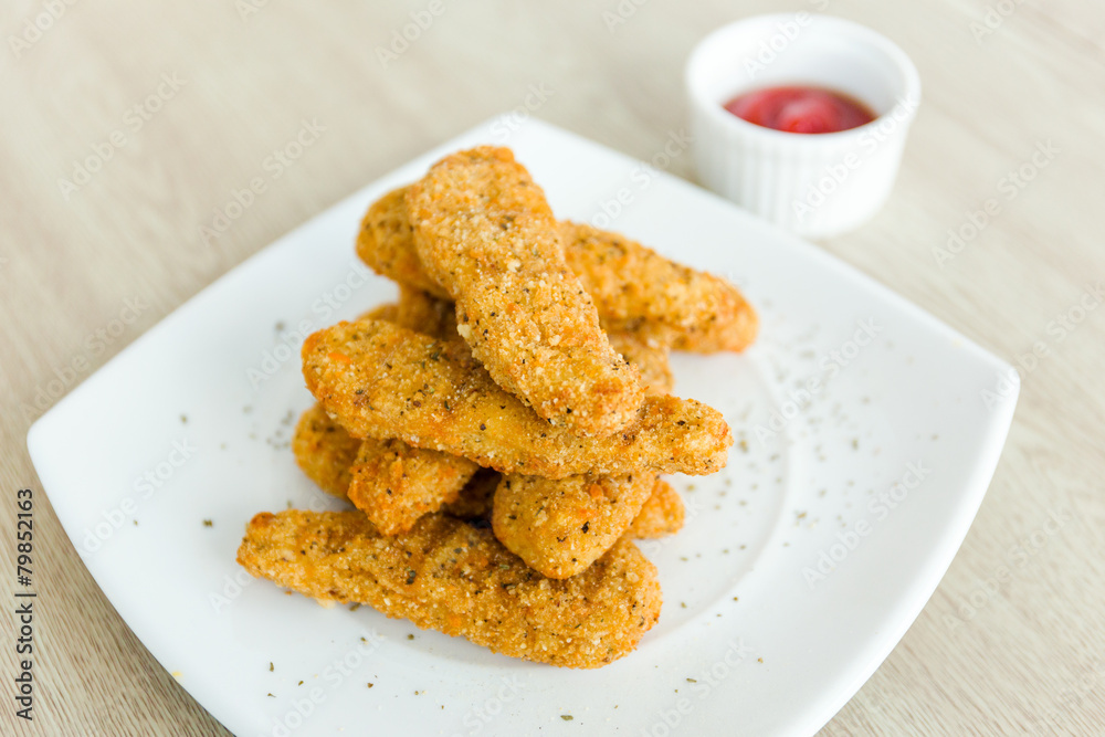 Fried chicken nugget Fried chicken nugget