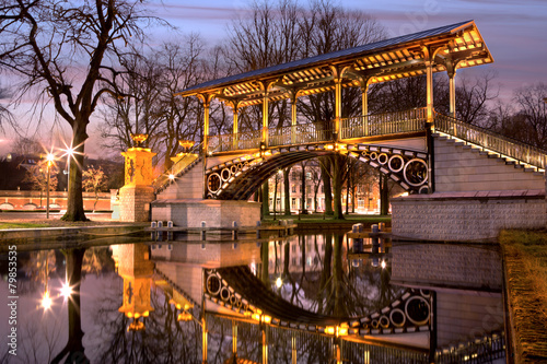 Napoleon bridge in Lille, France photo