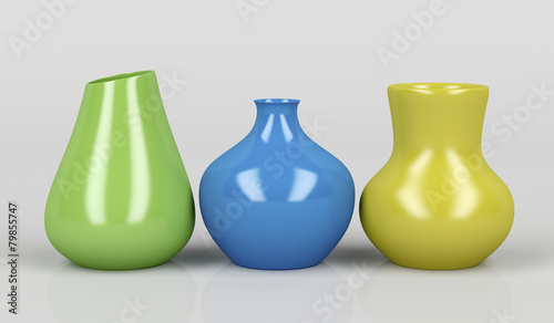 Porcelain vases